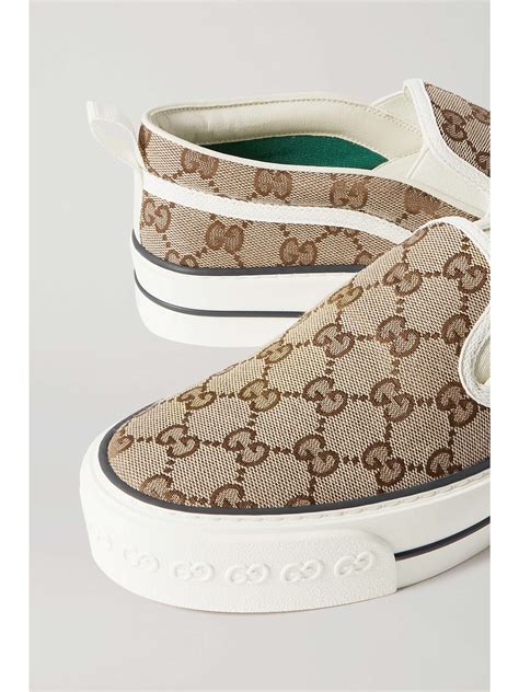 gucci tiger slip on|Men's Gucci Tennis 1977 slip.